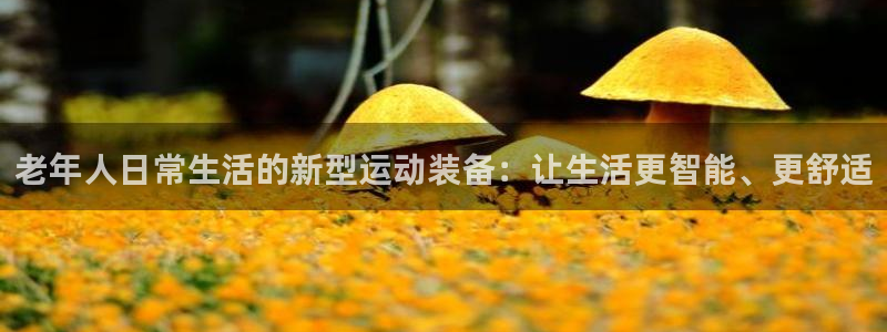 南宫大舞台官网下载平台注册要钱吗安全吗:老年人日常生活的新型